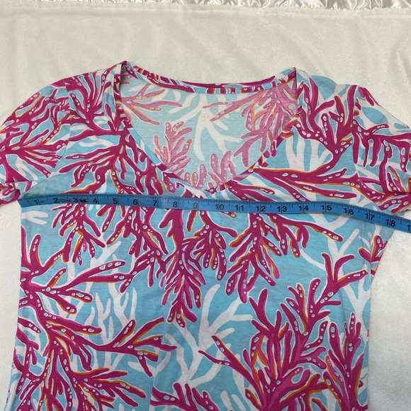 Lilly Pulitzer Nellie long sleeves breakwater escape top women’s size Small - Picture 10 of 11